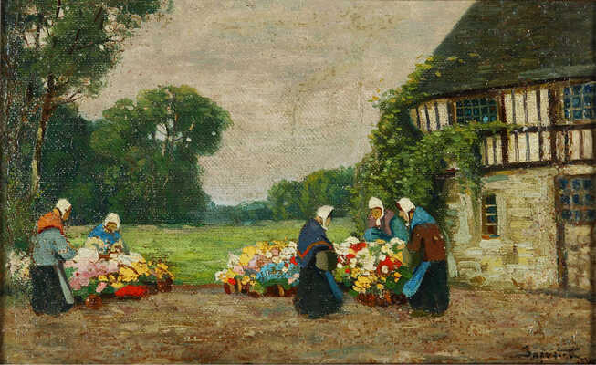 Зарубин Виктор Иванович. Цветочный базар